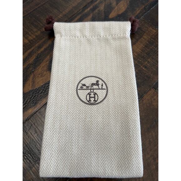 Hermes Dust Bag Beige 3.5 x 6.75 - Picture 1 of 2
